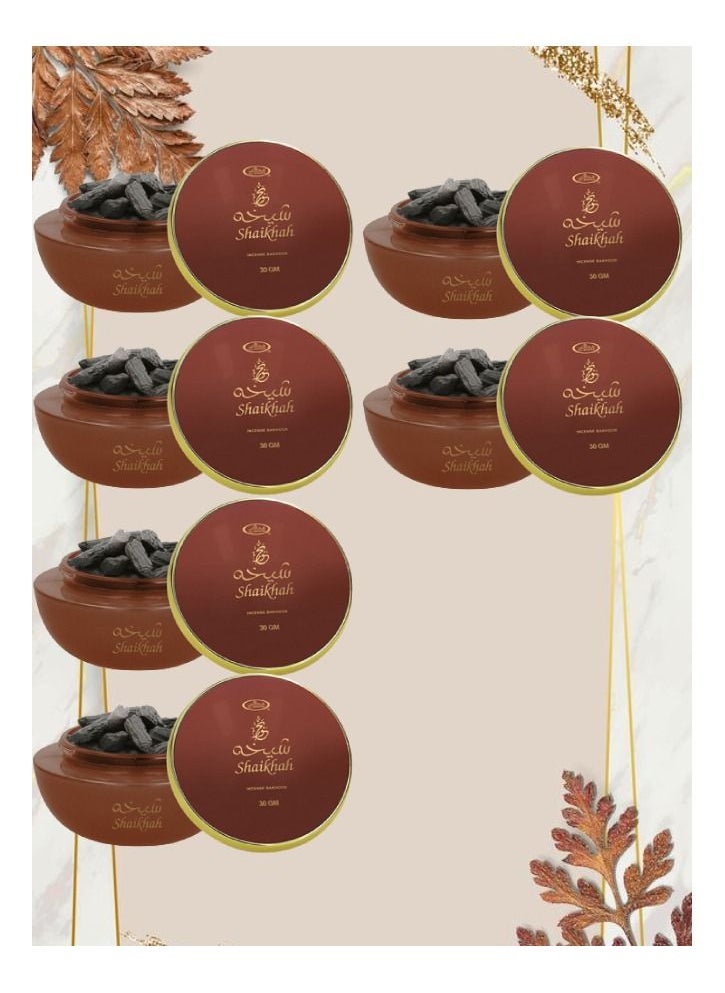 Al Rehab 6 Pieces Shaikhah Bakhoor 30 Gram  - Image 1