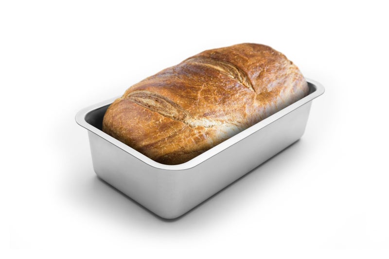 Fox Run Loaf Pan Stainless Steel Baking 85 x 45 x 225 inches Rectangular