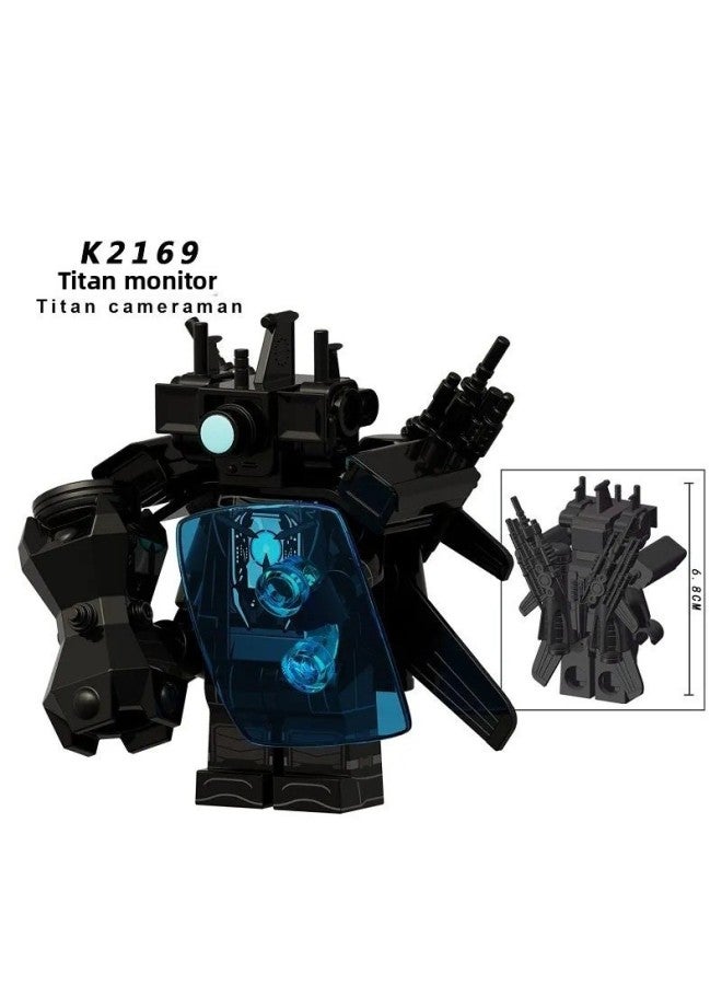 Huge Titan TV Man 3.0 Lightning Toilet Man Flying Monitor Man Boy Audio Man Assembled Toys-Color:K2169 Titan Monitor [big Boss]  - Image 1