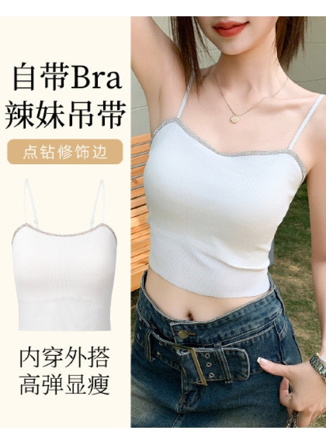 Modal بيور آند بيبي مع قميص داخلي مبطن، حمالة صدر مدمجة لعدم الحاجة لارتداء الملابس الداخلية، ملابس داخلية رقيقة للصيف، بستيير لجمال الظهر، يمكن ارتداؤه كملابس خارجية - Image 1