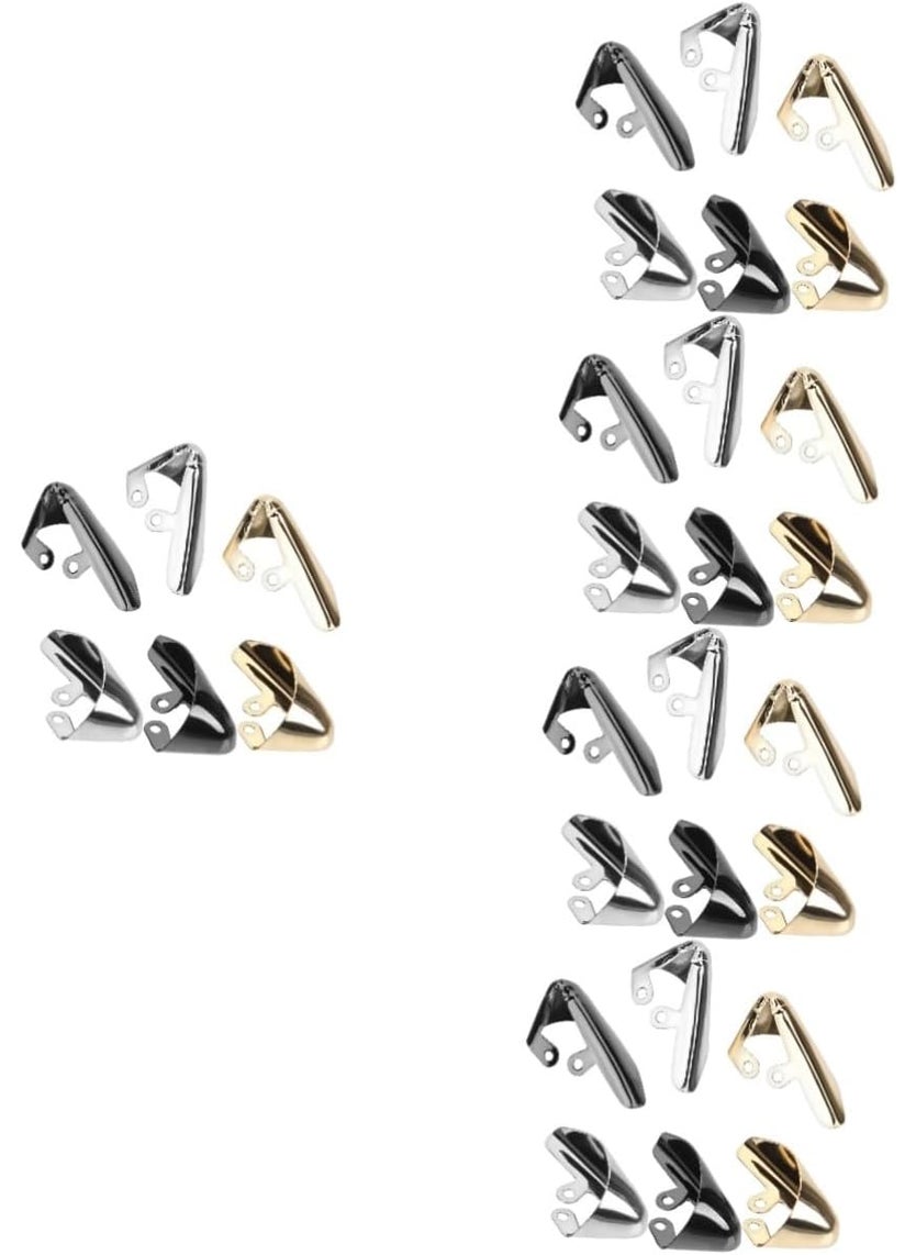 Healeved Healeved 30PCS Metal Shoes Pointed Protectors High Heels Toe Cap Shoes Pointed Cap Shoes Toe Covers Elegant High Heels Shoes Tip Covers 
