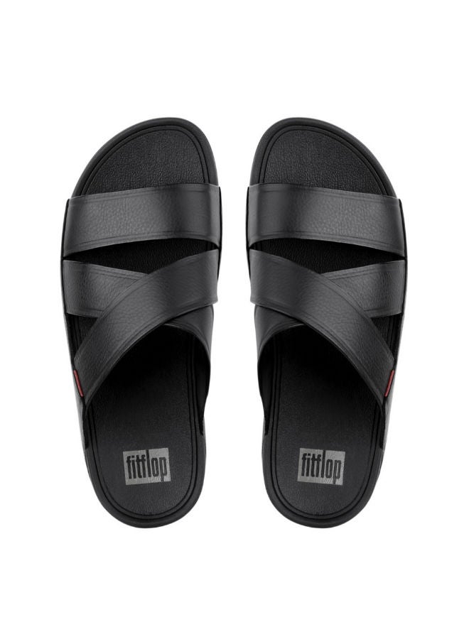 FitFlop 049-3 صندل رجالي فيت فلوب CHI SLIDE B08-001 أسود  - Image 3