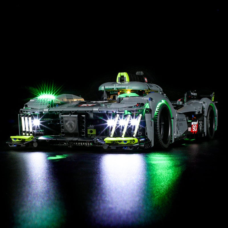 BRIKSMAX LED Lighting Kit for Lego Technic Peugeot 9X8 24H Le Mans Hybrid Hypercar - Compatible with Lego 42156 Building Blocks Model- Not Include Lego Set - Image 2