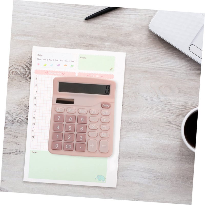 Solar Powered Calculator 12 Digit Large Display Portable for Students and Office Use - Image 5