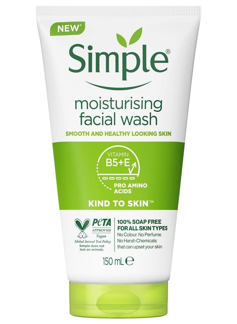 simple غسول وجه مرطب 150 mL - Image 1