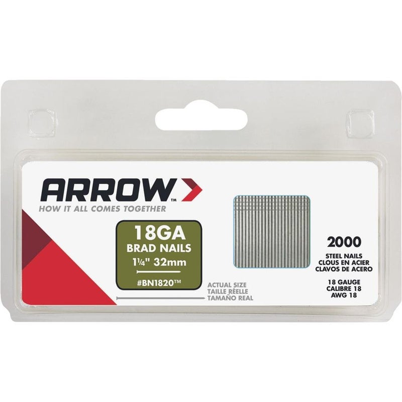 Arrow Fastener BN1820CS 1-1/4" Nail Brad 1000 Count - Image 3