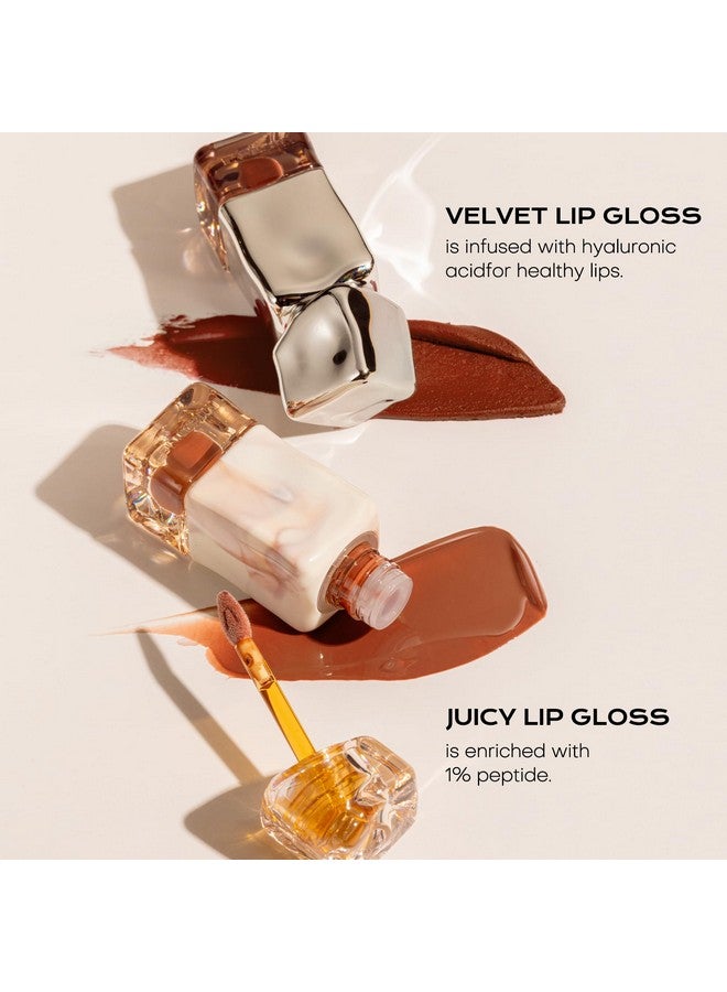 Mistine Makeup Velvet Lip Gloss Matte Lip Cream Liquid Lipstick Softening With Hyaluronic Acid Lip Tint, Non-Sticky Lightweight Lip Color V02 Pink Crush 0.1 Fl Oz - Image 4