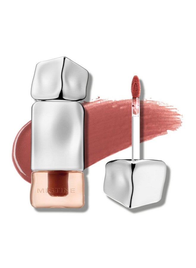 Mistine Makeup Velvet Lip Gloss Matte Lip Cream Liquid Lipstick Softening With Hyaluronic Acid Lip Tint, Non-Sticky Lightweight Lip Color V02 Pink Crush 0.1 Fl Oz - Image 1