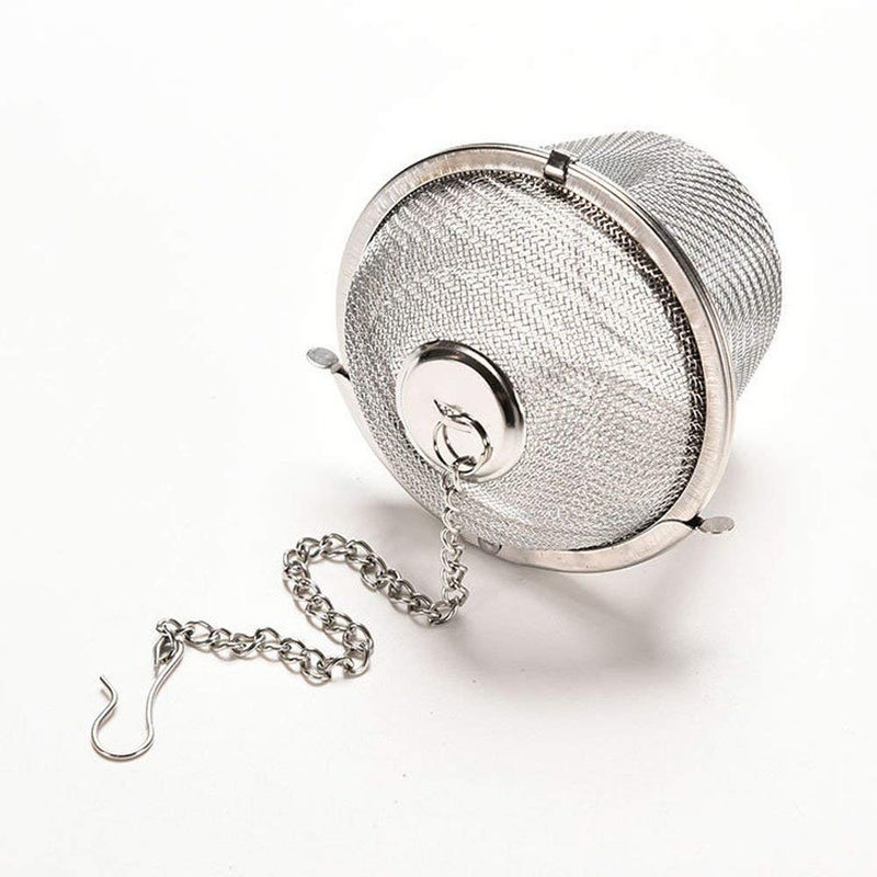 EVALUEMART Stainless Steel Filter Infuser 4.5cm Basket Shaped for Green and Loose Leaf Tea With Chain and Hook (Pack of 20) - Image 5