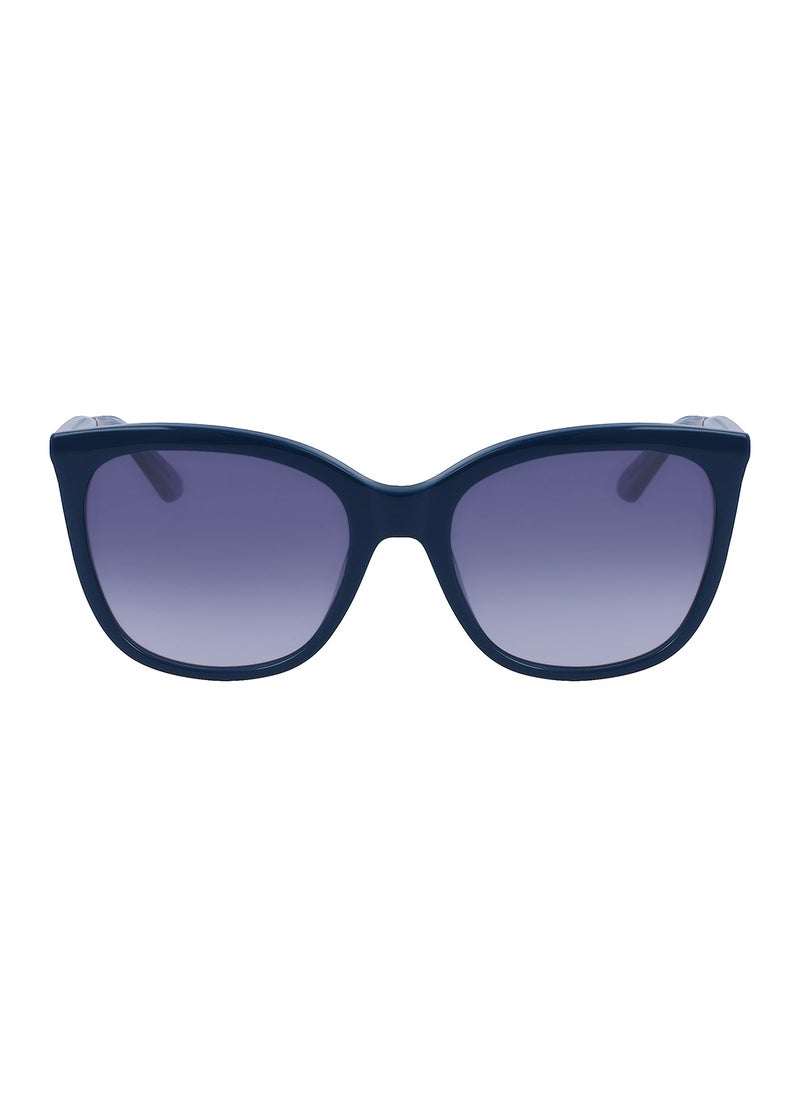 CALVIN KLEIN نظارة شمسية مستطيلة للنساء - CK23500S-438-5519 - مقاس العدسة: 55 مم  - Image 1