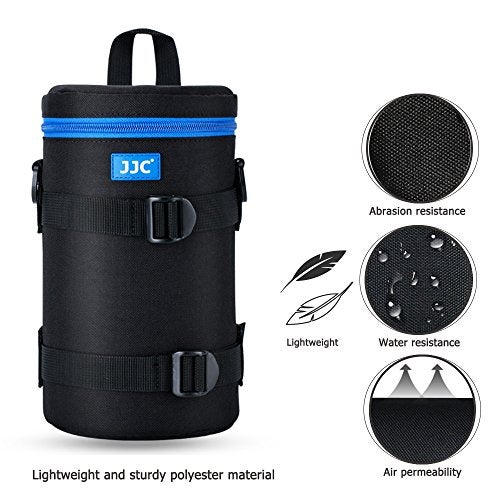 JJC Deluxe Lens Case Pouch Bag for Canon EF 100400mm f4556L IS USMEF 70200mm f28L RF 600mm f11 IS STM Nikon AF 80200mm f28DAFS 70200mm f28G More Lenses Below 43 x 88D x L - Image 3