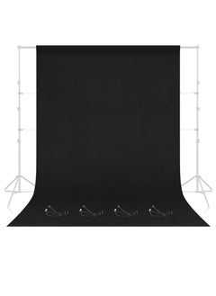 GUDOO Photography White Backdrops for Wall Mounted Setup Photoshoot Pure White Screen Cloth Sheet Background Zoom Polyester Photo Back Drop Pack for Party Photo Video Shoot 2 x 2 m  - Image 1