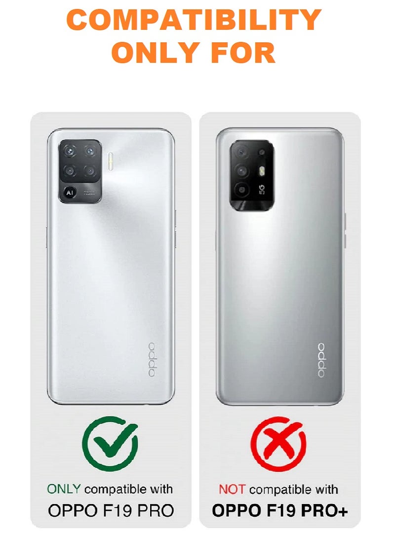 Super 2 Pieces  Tempered Glass Screen Protector Clear Designed For Oppo F19 Pro Full Screen Coverage And Bubble Free - Image 3