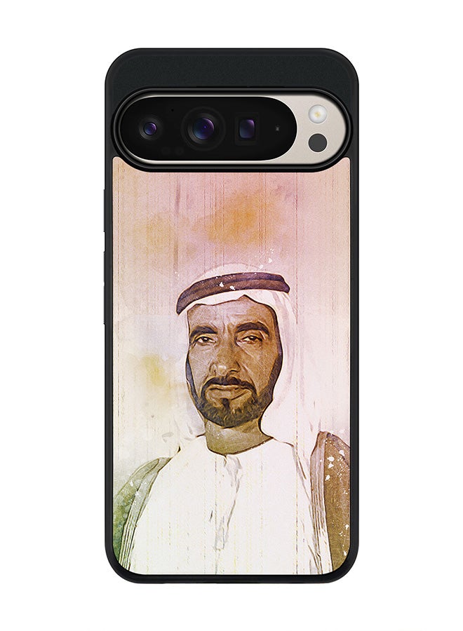 Stylizedd For Google Pixel 9 Pro XL Case,Slim fit Camera Protection, Shockproof Thin Phone cover - The Wise Sheikh Zayed - Image 1