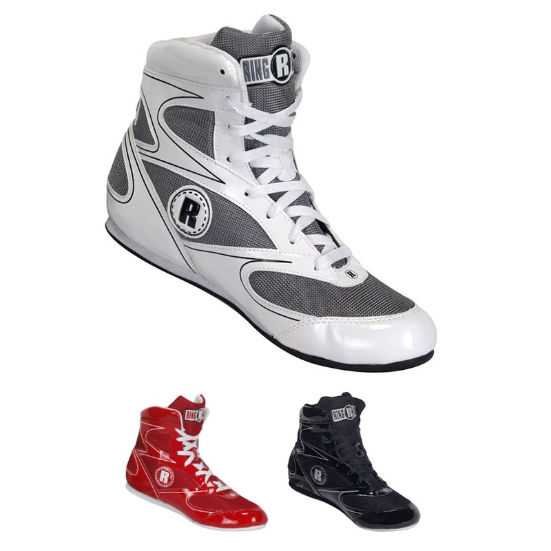Ringside Diablo Boxing Shoes, Low-Top Ankle Shoes for Men and Women, Shoes in Synthetic Leather Finish, Ideal for Boxing, Wrestling and More, White, Size 6 - Image 5