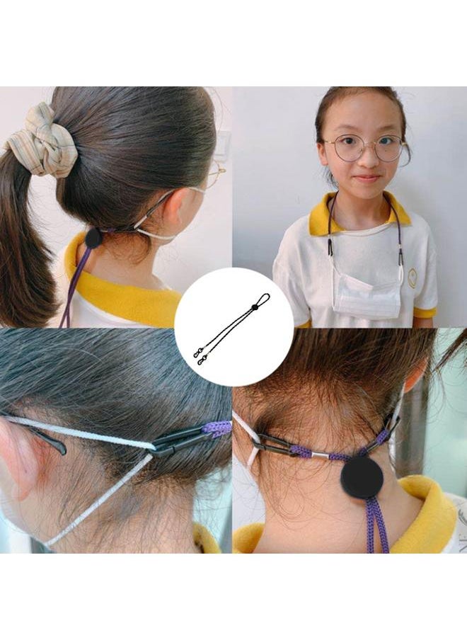 5pcs Adjustable Face Mask Strap with Safety Breakaway Clasp String Holder Strap Lanyard Rest Ear Holder Rope for Men and Women