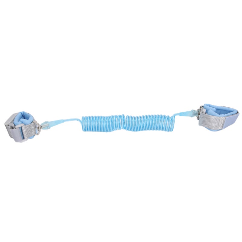 2.5m / 8.2ft Kid Leash Harness Anti Lost Wrist Link Safety Wrist Leash for Toddlers BabyBlue - Image 1