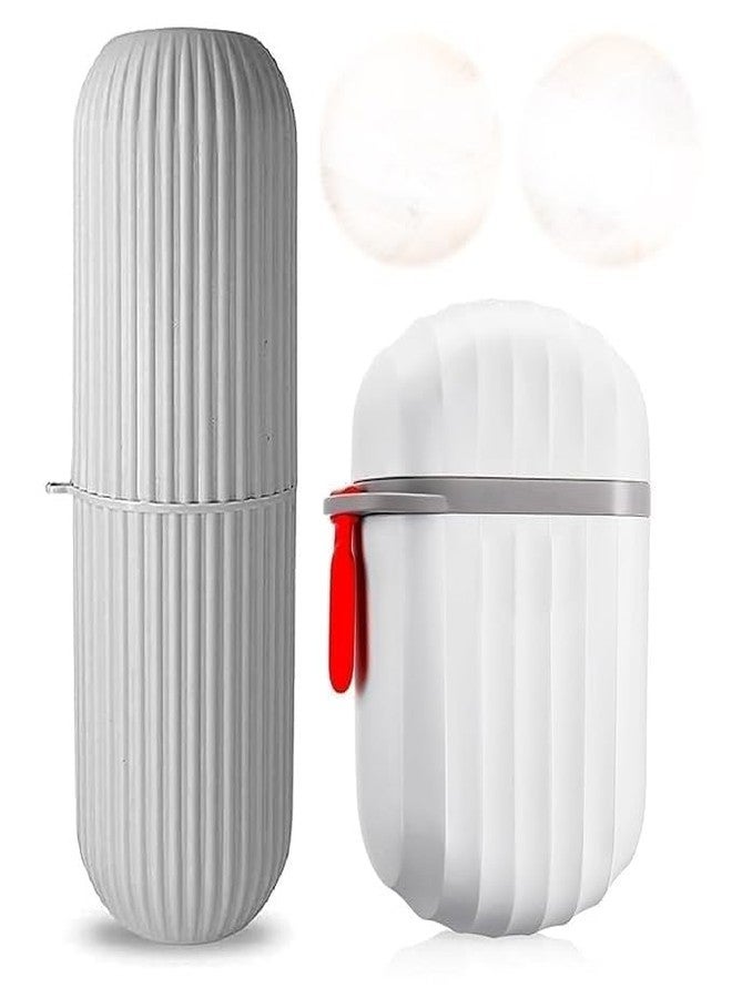 CARTZILLA Travel Toothbrush & Soap Case - Waterproof Leakproof Portable Holder with Drainage & Lid | Compact Hygiene Organizer for Travel, Gym & Bathroom | Durable PP Plastic Box - Image 1