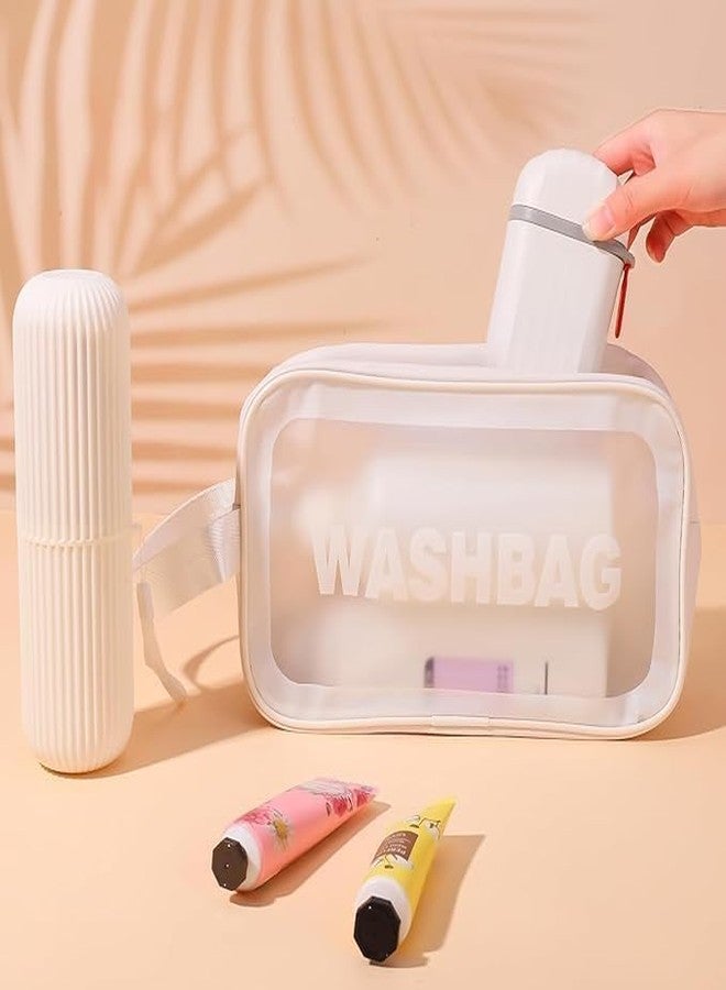 CARTZILLA Travel Toothbrush & Soap Case - Waterproof Leakproof Portable Holder with Drainage & Lid | Compact Hygiene Organizer for Travel, Gym & Bathroom | Durable PP Plastic Box - Image 2