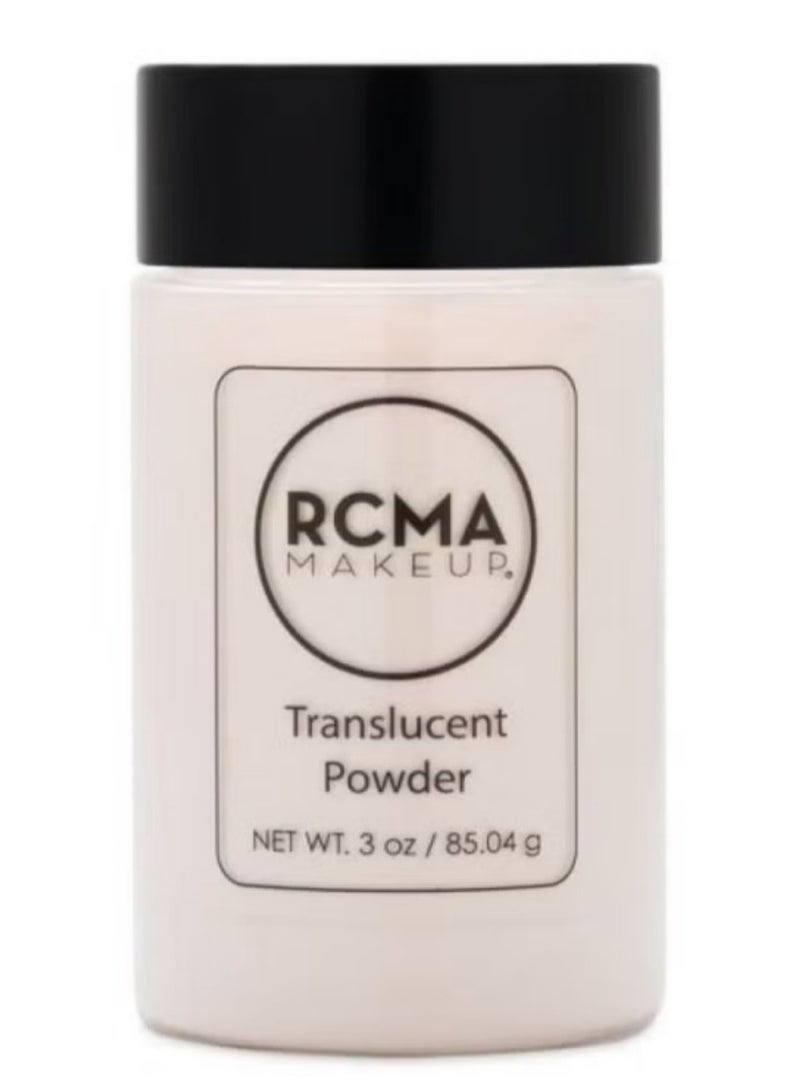 RCMA ميك أب بودرة وجه شفافة من RCMA - تركيبة خفيفة الوزن وعاكسة للضوء للحصول على لمسة نهائية ناعمة وطبيعية - تتحكم في اللمعان وتثبت المكياج بدون تكتل، 85.04 جم - Image 1