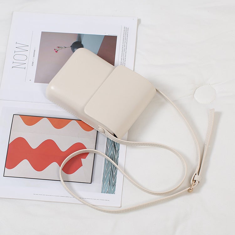 All-Match Mobile Phone Small Square Bag Fashionable Simple Shoulder Bag Women'S Patent Leather Mini Change Crossbody Bag - Image 5