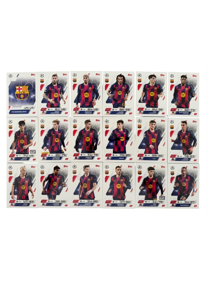 Topps Match Attax 25/26 - Barcelona Team - Image 1