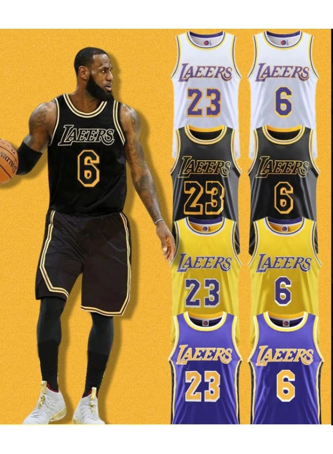 general Blue Crew Neck No.23 James Basketball Jersey Set – Breathable Sportswear for Training and Matches - Image 2