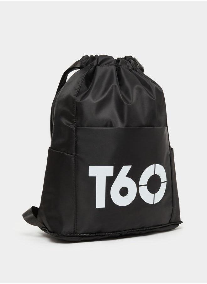 Styli Printed Pocket Detail Backpack  - Image 1