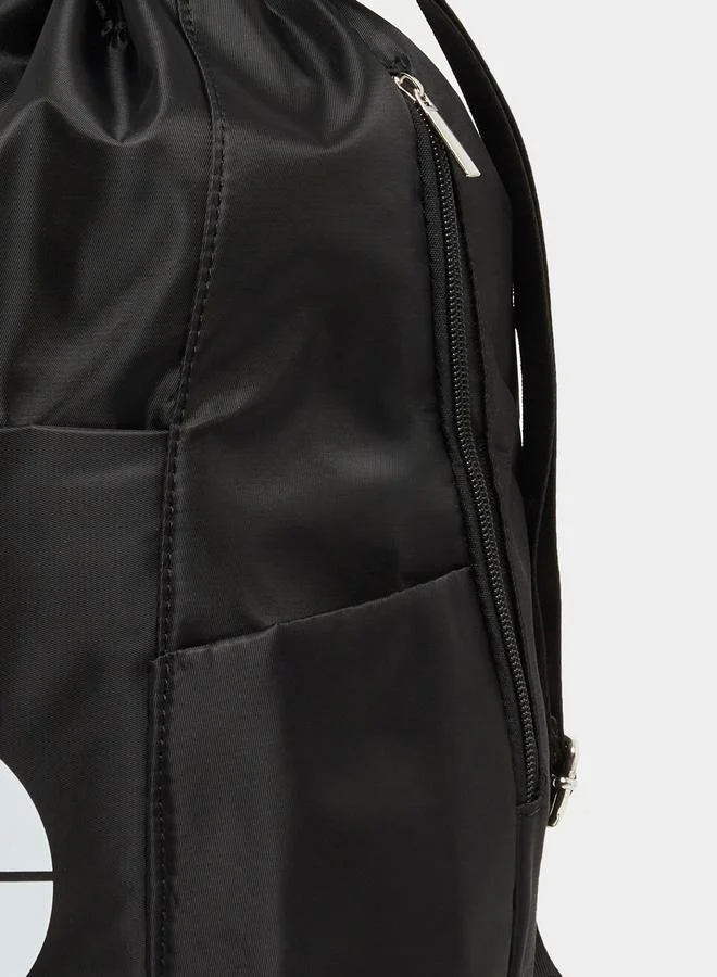 Styli Printed Pocket Detail Backpack