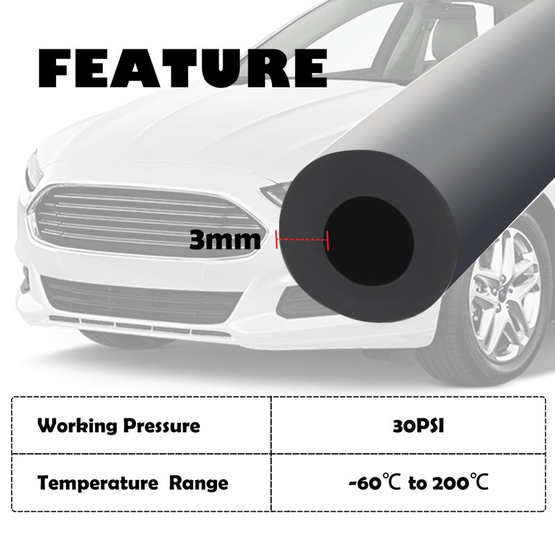Stacool 10Ft Vacuum Hose Automotive,ID 5/32 Inch (4mm) Silicone Vacuum Hose for Transporting Air and Water,Universal Vacuum Lines Automotive Accessories for Car Truck SUV - Image 4