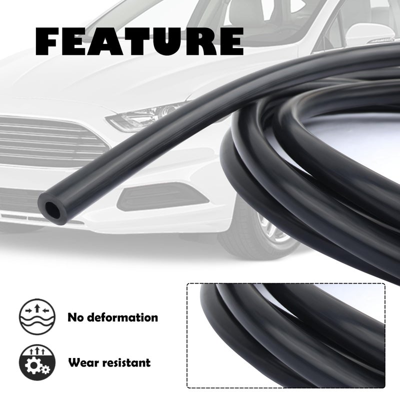 Stacool 10Ft Vacuum Hose Automotive,ID 5/32 Inch (4mm) Silicone Vacuum Hose for Transporting Air and Water,Universal Vacuum Lines Automotive Accessories for Car Truck SUV - Image 3