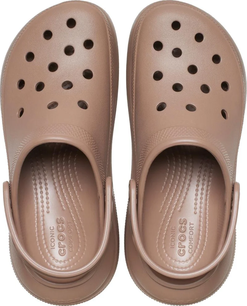 كروكس Classic Crush Clog Women's Slippers 207521-2Q9 Latte