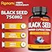 Papnami Pure Black Seed Powder Capsules 750mg Premium Supplement for Immunity Digestive Skin Hair Body Balance 90 Pills for 3 Month Supply - Image 4