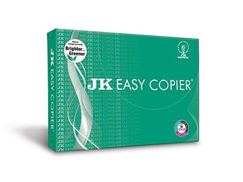 JK Copier JK Easy Copier Paper | A4 Size | 70 GSM | 500 Sheets | White Paper, 1 Ream | For Laserjet & Inkjet Printer | Fast Drying | Both Side Print | Eco Friendly | ColorLok (Pack of 1) | One Ream - Image 1