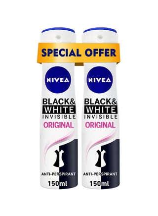 Black And White Invisible Original Antiperspirant Deodorant For women