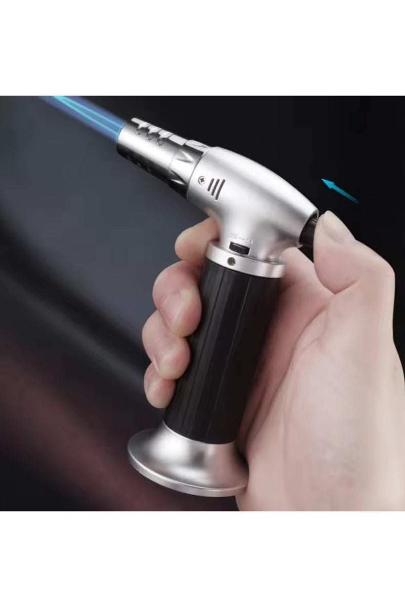 دينكس موقد بيوتان متميز، ولاعة تخييم، ولاعة مطبخ احترافية مزودة بقفل أمان وتعديل اللهب، ولاعات بيوتان للحلويات | نار المخيم. | رياضة المشي | شواء | الغاز مضمن - Image 2