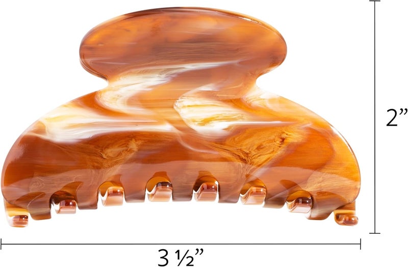 France Luxe Couture Jaw Clip - Caramel Horn - Image 2