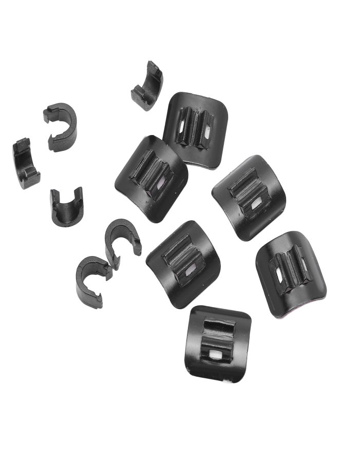 ريسك مشابك تثبيت الكابلات اللاصقة على شكل حرف C مع قاعدة لاصقة لكابلات فرامل ومبدل سرعات الدراجة - Image 5