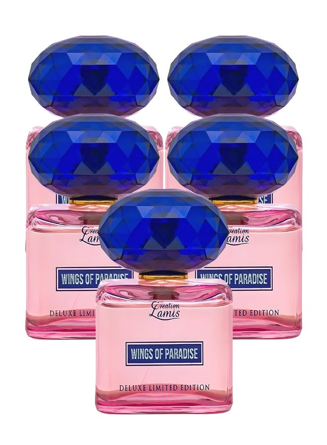 كرياشن لاميس 5 قطع عطر وينجز أوف بارادايس للنساء ١٠٠ مل - Image 1