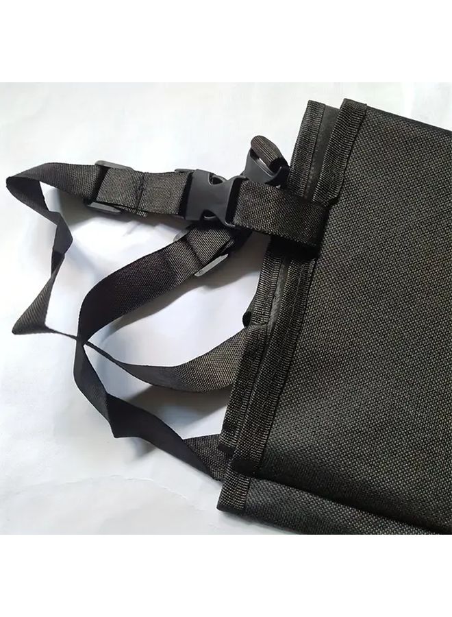 Black Waterproof Durable Car Pet Mat For Rear Seats Travel With Dogs Nylon - Image 4