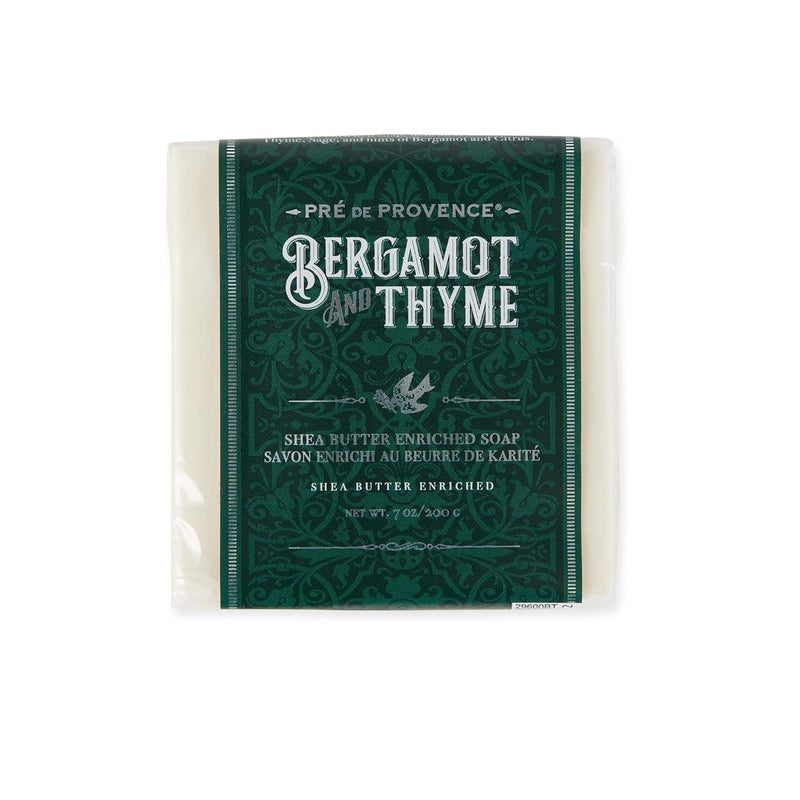 Pre de Provence Bergamot Thyme Mens Fragrance Collection Cube Soap 200 G
