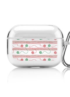 Stylizedd Classic Clear printed Case for Apple AirPods Pro 2nd Generation Thin Transparent Cover [Designed for Apple AirPods Pro 2nd Generation] - Wool Roll  - Image 1