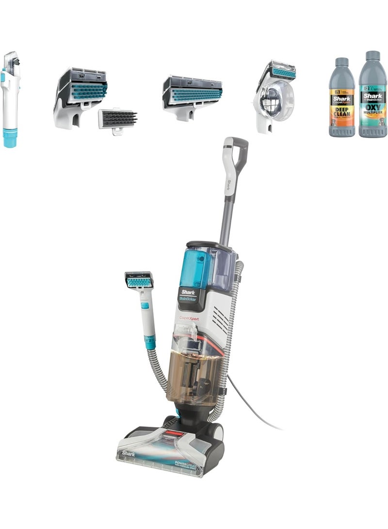 Shark CarpetXpert Deep Clean Carpet Cleaner with Built-In StainStriker Spot Cleaner & 5 Tools inc. Pet Tool, EXCM Series Base Detergent and EXOX Series Boost Detergent, 2.1L, 960W, EX200UK 2.1 L 960 W 622356303002 white - Image 1
