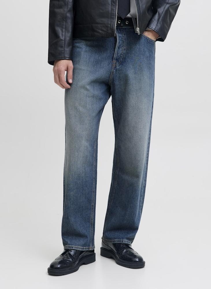 JACK & JONES Light Wash Straight Fit Jeans - Image 1