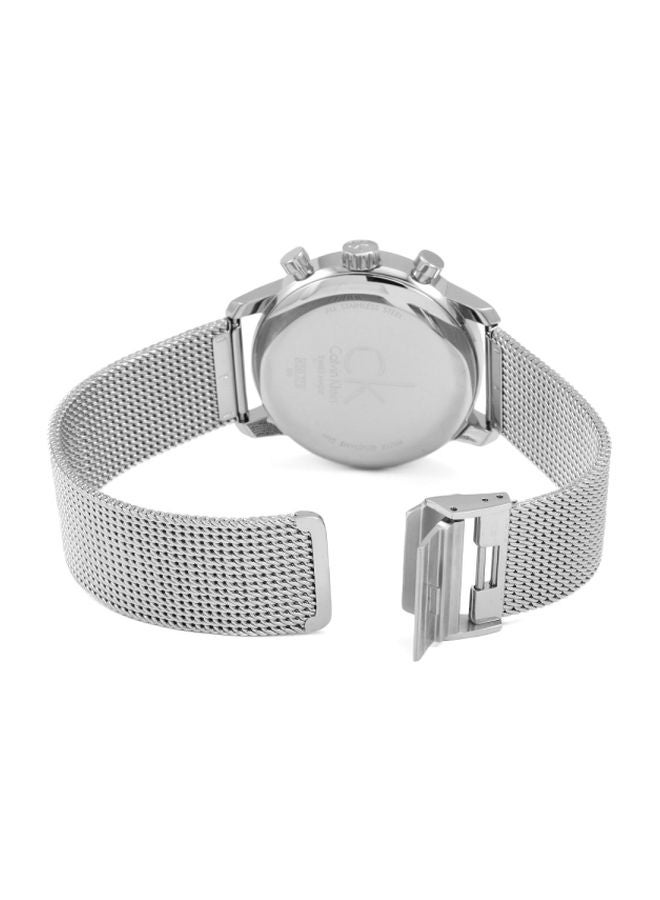 كالفن كلاين ساعة يد بعقارب وسوار من الستانلس ستيل طراز K2G27126 رجال - Image 2