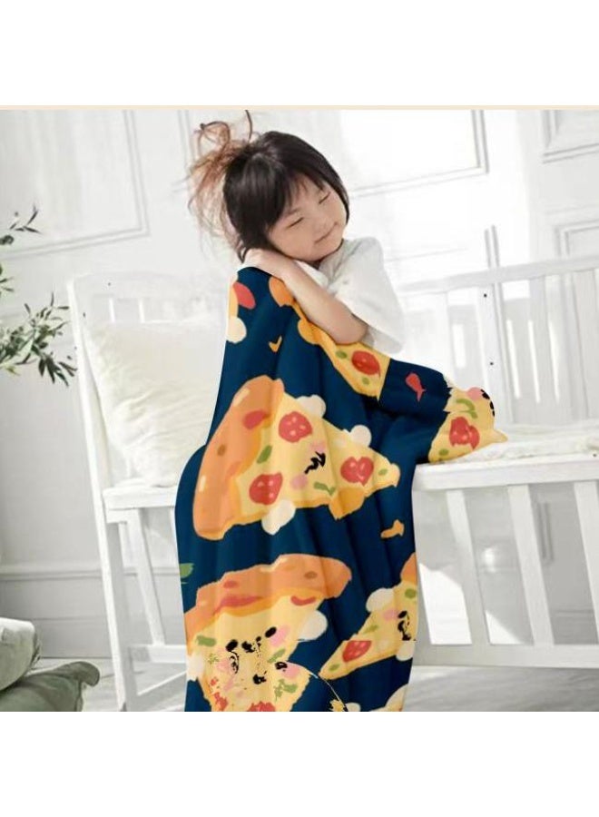 general Baby and children's cartoon flannel thin blanket (warm and comfortable, suitable for sleep, game use) 70cm*100cm - Image 1