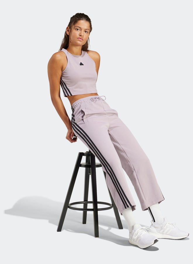 Adidas Future Icons 3-Stripes Open Hem Joggers - Image 2