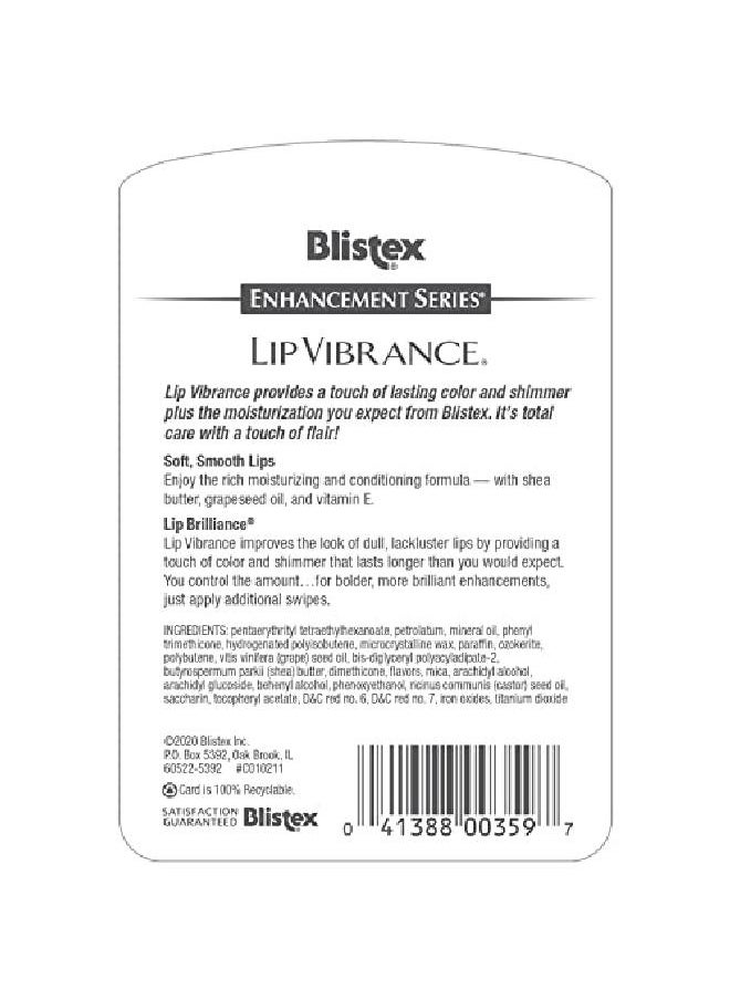 Blistex - Lip Vibrance 0.13 Oz. With A Touch Of Color Lip Balm - Image 1