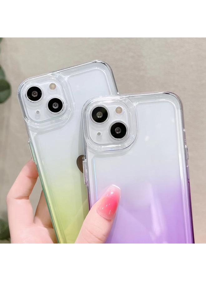 Zaboon Case For iPhone 13 Pro Gradient Electroplated Button Space Phone Case - Image 4