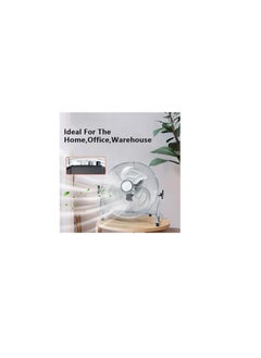 Shard Metal floor fan, High Velocity Cooling Fan, 3 Speed High Speed Blades, Adjustable Tilt, for Garage, Office, Shop, Gym, Home, Bedroom Outdoor/Indoor (16 Inch)  - Image 2